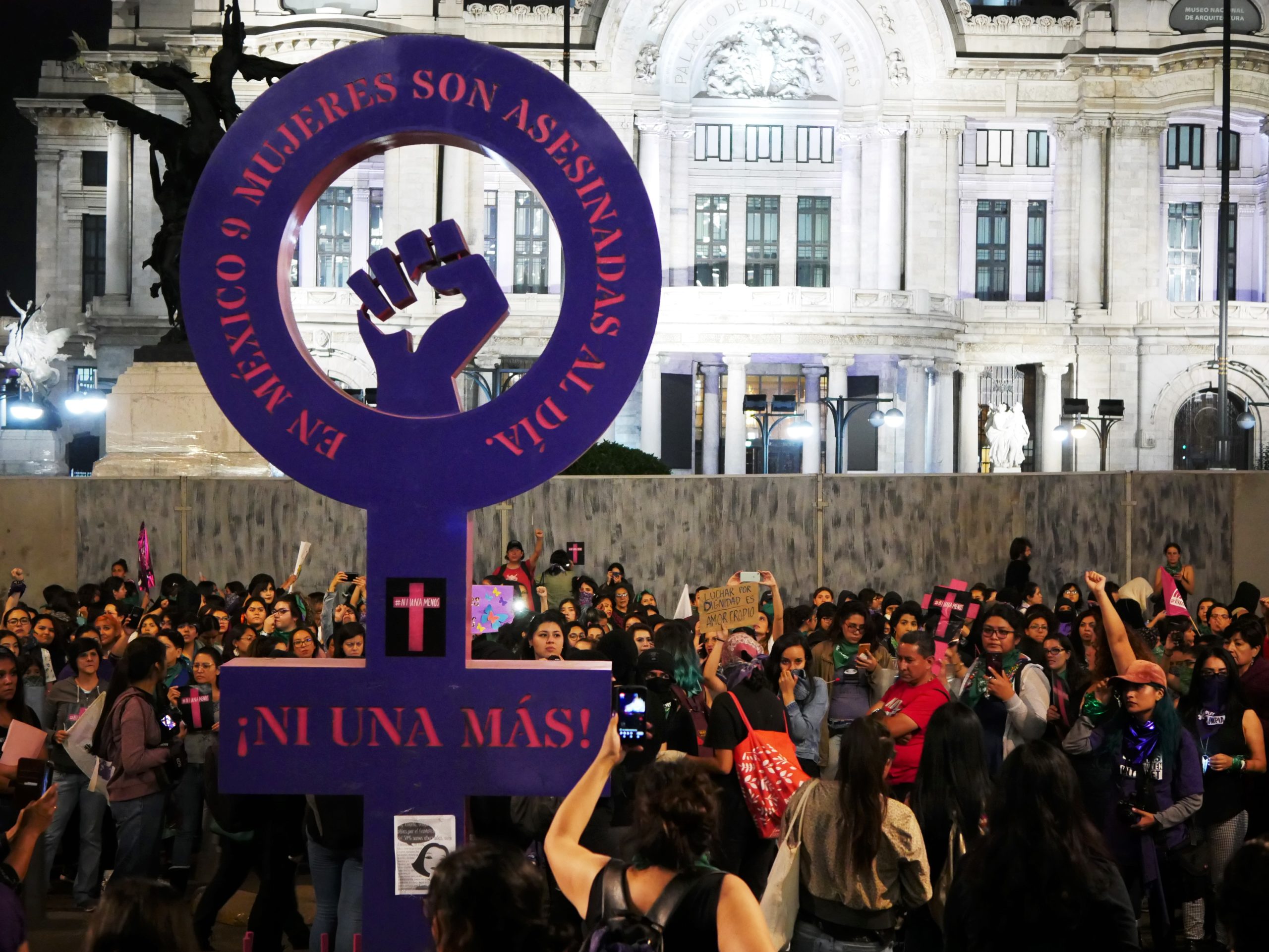 International Day for the Elimination of Violence against Women 2019 march in Mexico City