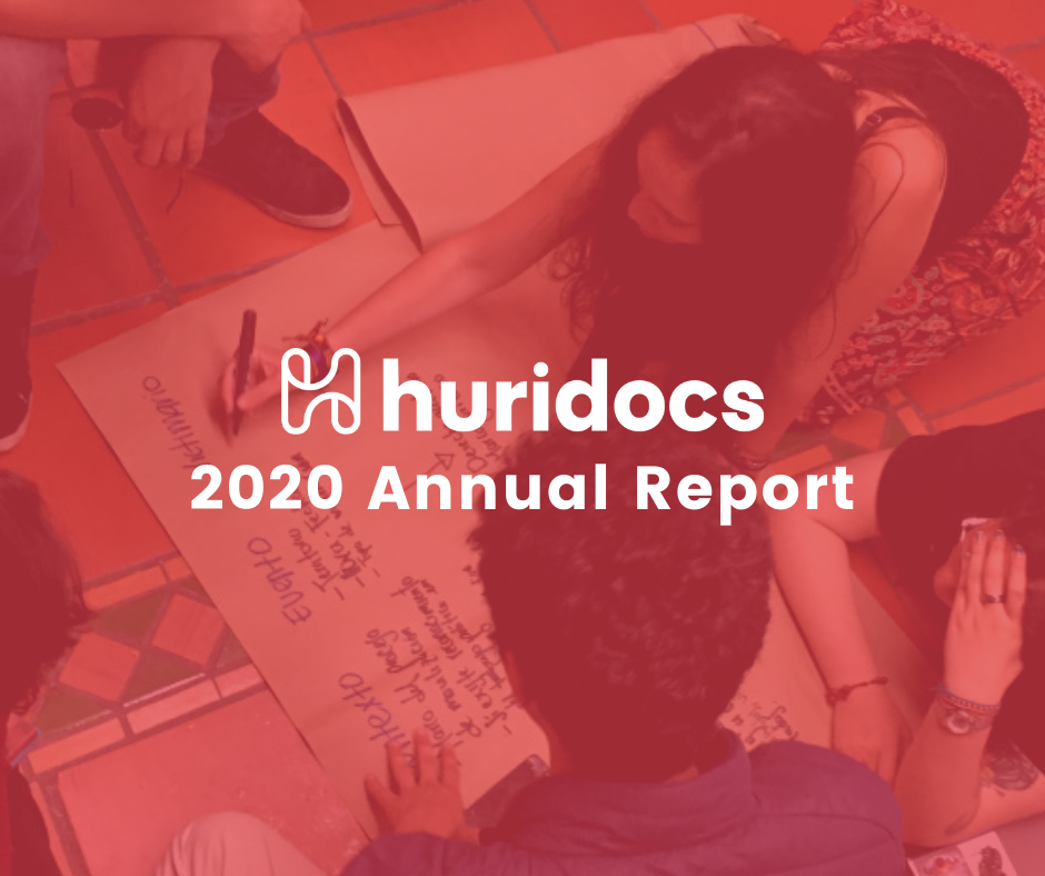 HURIDOCS 2020 annual report share image