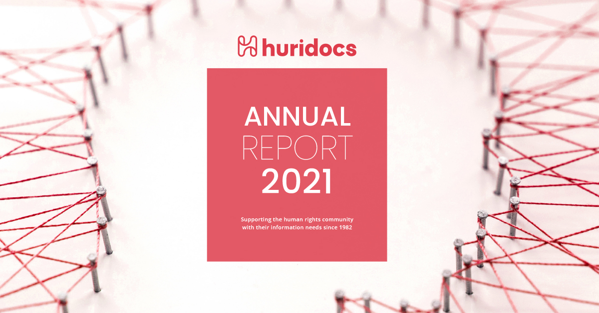 HURIDOCS Annual Report 2021